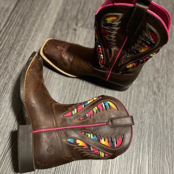Ariat Other - Ariat Kids Boots with Colorful Accents